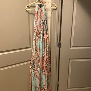 Jessica Simpson colorful formal maxi dress